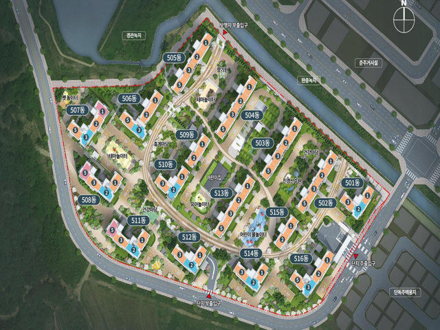 단지배치도